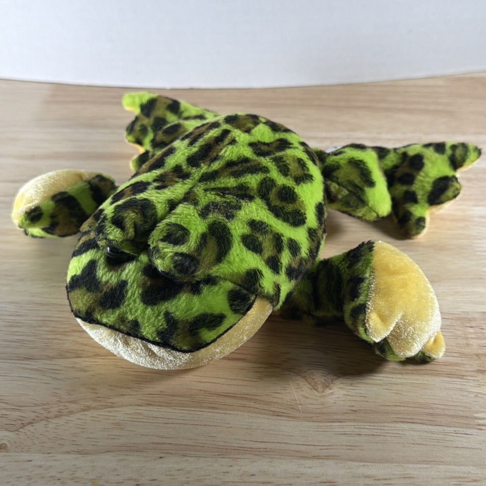 Ganz Webkinz Bullfrog Plush Stuffed Toy Green Frog HM114 No Code
